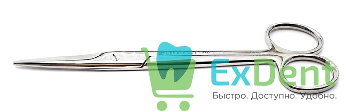 Ножницы операционные тупоконечные, прямые (17 см) 14791 - фото 26981