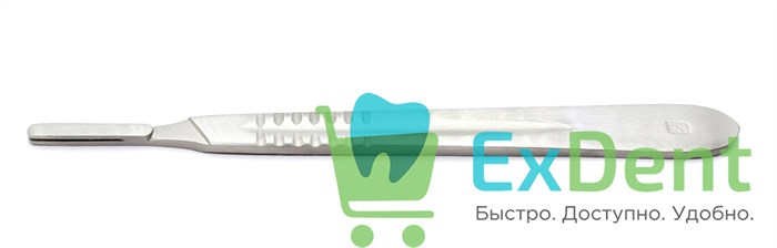 Ручка для скальпеля, №4 (для лезвий размеров 18-36) 15739 - фото 27011