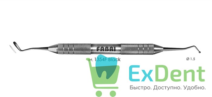 Штопфер-гладилка средняя 1354F Black, Fabri 14920 - фото 27324