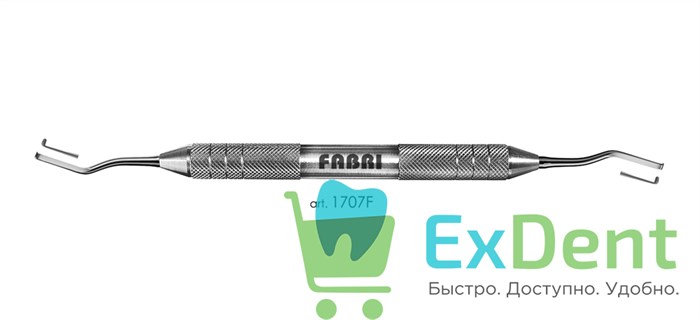 Инструмент для удаления сильных отложений зубного камня 1707F, Fabri 14955 - фото 27337