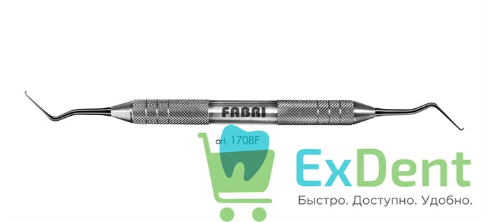 Инструмент для мезиальных поверхностей моляров 1708F, Fabri 14956 - фото 27338