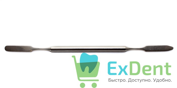 Шпатель двухсторонний для цемента Дента-М 16788 - фото 27485