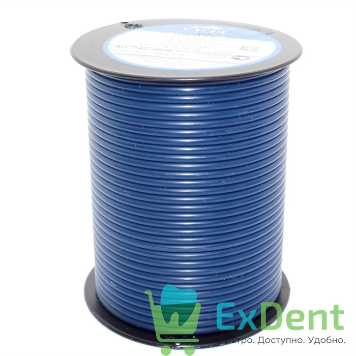 Восковая проволока Deton, D=3 мм, средняя твердость, синяя (250 г) 14494 - фото 27672