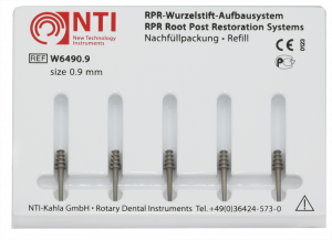 Штифты титановые №2, размер 0,9 мм,для восстановления культи NTI (5 шт) 20232 - фото 28369