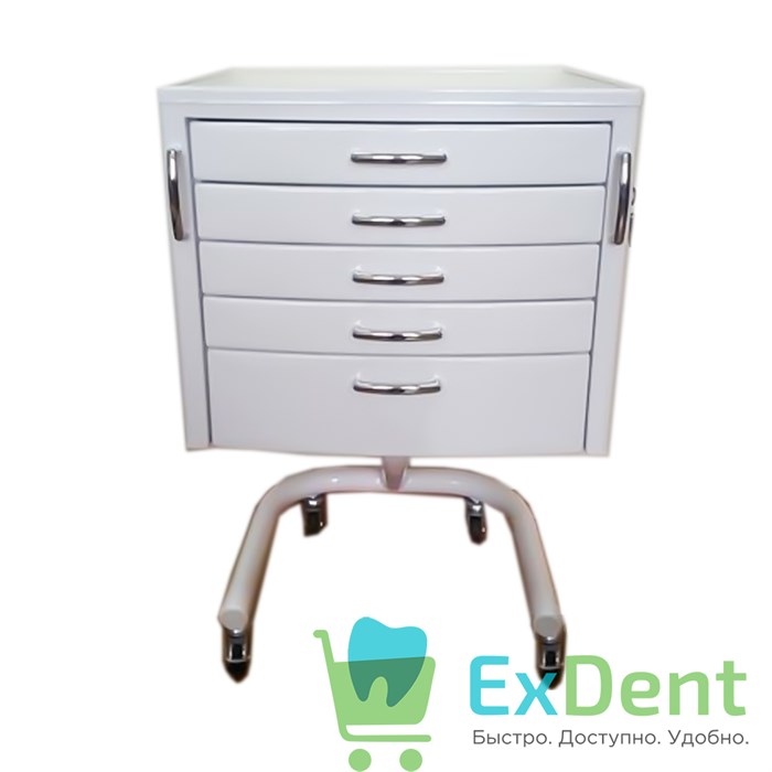 Стол стоматолога подкатной с 5 ящиками 14700 - фото 29384