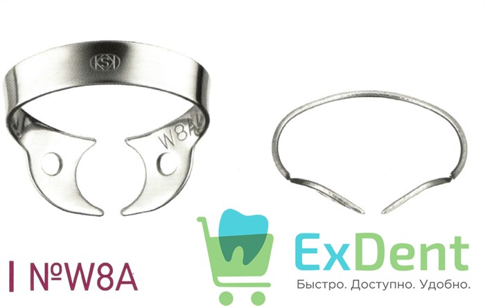 Кламп №W8A для моляров - аналог Brinker B1 Dentech 16502 - фото 29560