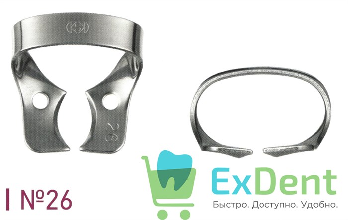 Кламп №26 для моляров Dentech 21226 - фото 29569