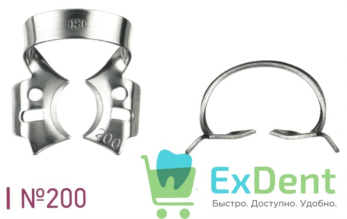 Кламп №200 для моляров Dentech (снят с производства, замена №7) 21235 - фото 29578