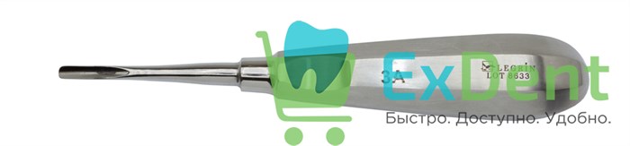 Элеватор №3A для удаления корней зубов прямой 19247 - фото 30030
