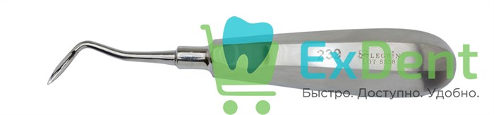 Элеватор №239 для удаления корней зубов угловой правый 19238 - фото 30034