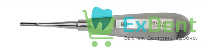 Элеватор №80 для удаления корней зубов прямой №1 19241 - фото 30047