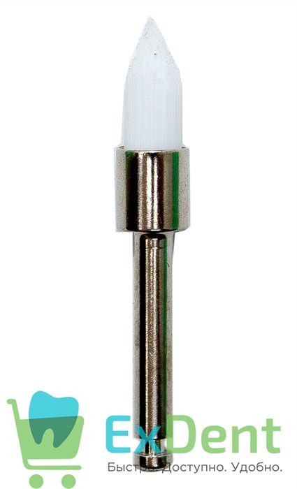 Щетка полировачная нейлоновая, межзубная  беллая (2 мм) Dispodent 13497 - фото 30148