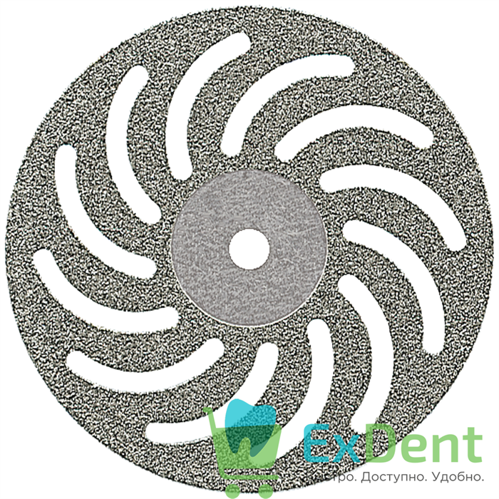 Диск алмазный Superflex (22 mm) NTI красный 12 прорезей с полным двухсторонним покрытием 17822 - фото 30845