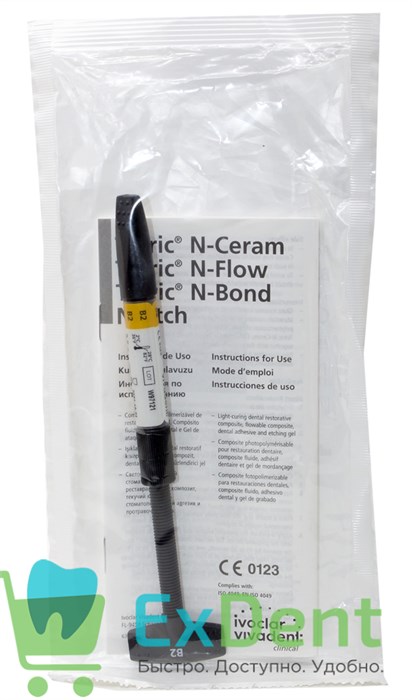 Tetric (Тетрик) N-Ceram B2 дентин - наногибридный рентгеноконтрастный композит (3,5 г) 13666 - фото 32709