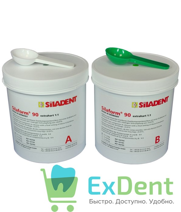 Silaform (Силаформ) 90 - A-силикон двухкомпонентный с повышенной прочностью (1.5 + 1.5 кг) 14443 - фото 32821