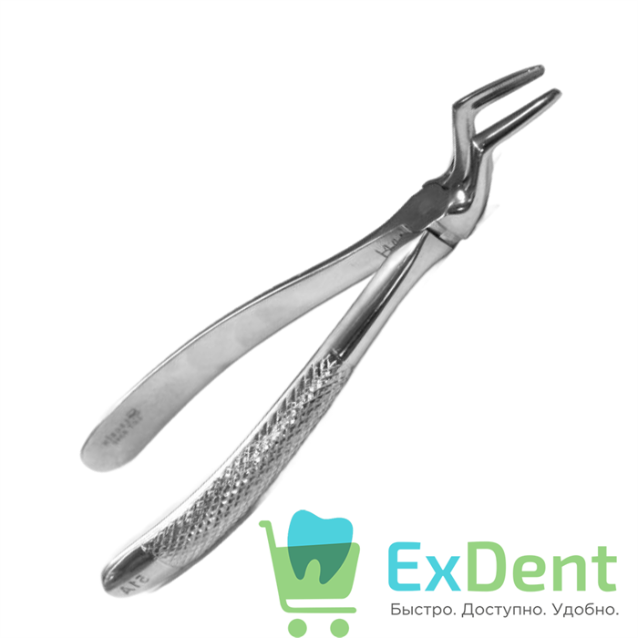 Щипцы, Legrin, №348/51A для удаления корней верхней челюсти, узкие "Байонет" 16638 - фото 36320