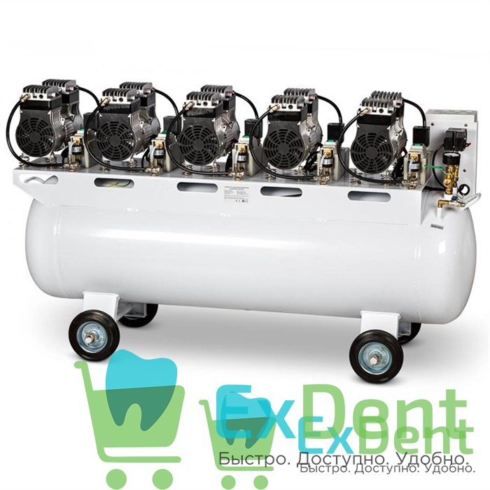 Компрессор HK-10EW воздушный безмаслянный, ресивер 180 л, производительность 500 л/мин 20685 - фото 36406