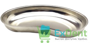 Лоток почкообразный ЛМП-160, объем 0,1 л, нержавеющая сталь (160 х 85 х 28 мм) 17682