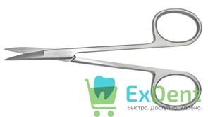 Ножницы внутырь изогнутые по ребру для иридэктомии 13-532 (11,5 см) 14794