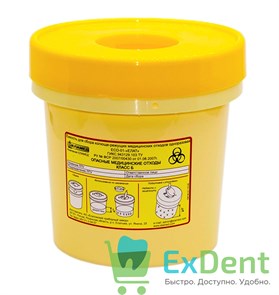 ЕСО-01 Емкость - для сбора колюще-режущих отходов, одноразовая 19914