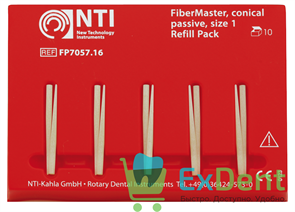 Штифты стекловолоконные FiberPosts №1 NTI желтый (D = 0.5 мм) (10 шт) 17008