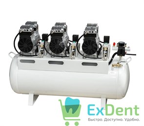 Компрессор TYW-1 воздушный безмаслянный, ресивер 90 л, производительность 300 л/мин 21567