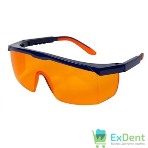 Очки защитные стоматологические Clean+Safe, оранжевые 12965