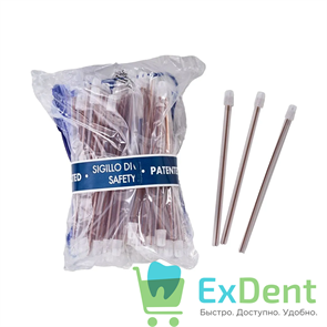 Наконечники для слюноотсосов бесцветные, гибкие, JNB (100 шт) 12571