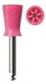 P1241 RA Полир (головка силиконовая), розовый, средняя чаша NTI 13382 - фото 28987