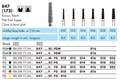 847-023C-FG Бор алмазный NTI, форма конус плоский, грубое зерно 13567 - фото 30210