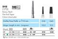 848-018M-HP Бор алмазный NTI, форма конус плоский, среднее зерно 21366 - фото 30431