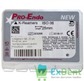 K-Reamers №6, 25 мм, Pro-Endo, для препарирования канала, нержавеющая сталь (6 шт) 21172 - фото 32729