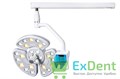 Стоматологическая установка Mercury 550 с 26-диодным светильником, нижняя подача с подкатным модулем 17910 - фото 33756