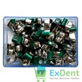 Матрицы SuperCap, стальные зеленые, толщина 0,030 мм, высота 6,3 мм (50 шт) 15285 - фото 26053