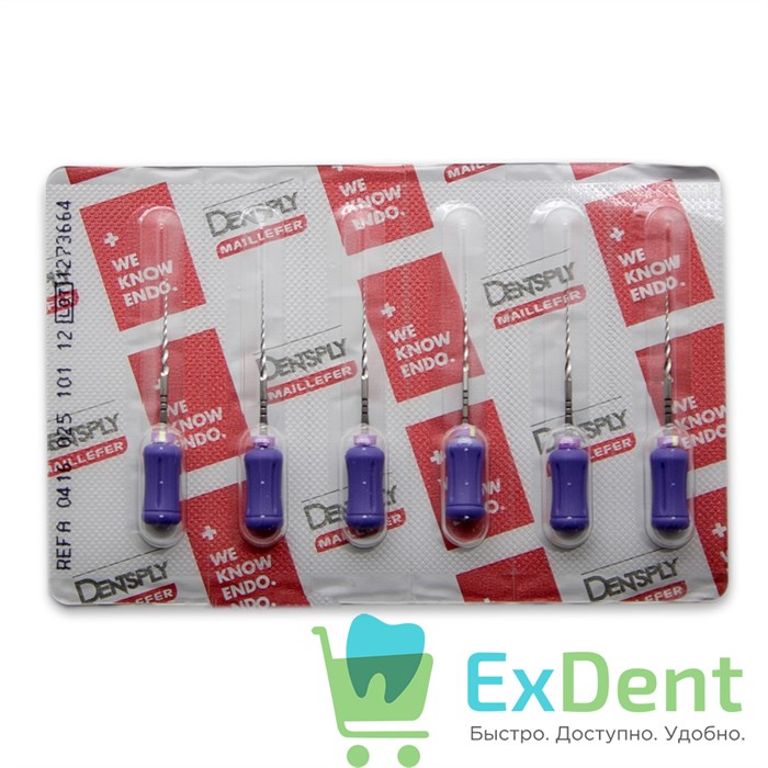 ProTaper (ПроТейпер) ручной S1, 25 мм, Dentsply, блистер (6 шт) - фото 10643