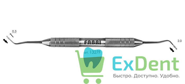 Инструмент для укладки ретракционной нити 1327F, Fabri - фото 11152