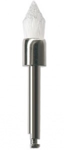P1256 RA Щетка полировочная NTI белая (средняя жесткость) межзубная D = 4,5 мм, длина 7 мм - фото 17857