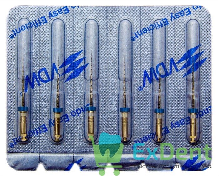 Mtwo-File NiTi №15/.05, 16/21 мм, система вращающихся файлов, блистер (6 шт) - фото 19775