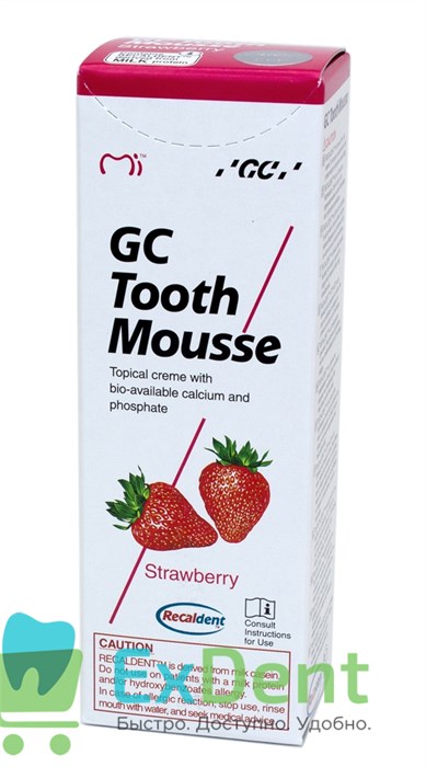 Tooth mousse (ТуссМусс) - мусс для реминерализации зубов, Мультифрукт (40 г) - фото 21299