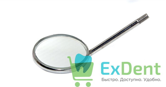 Зеркало стоматологическое №4, 22 мм, Prima Dental, не увеличивающее, без ручки - фото 21306