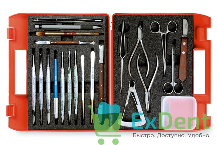 Инструменты для з/т Делюкс / Deluxe комплект 19 предметов - фото 24217