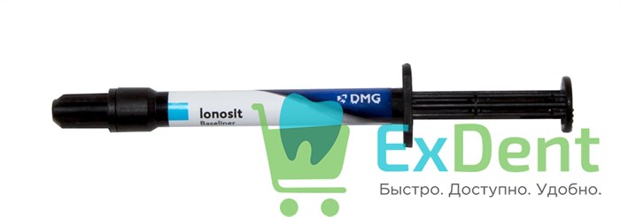 Ionosit Baseliner (Ионосит) (1,5 г)- светоотверждаемый стеклоиономерный прокладочный материал - фото 26445