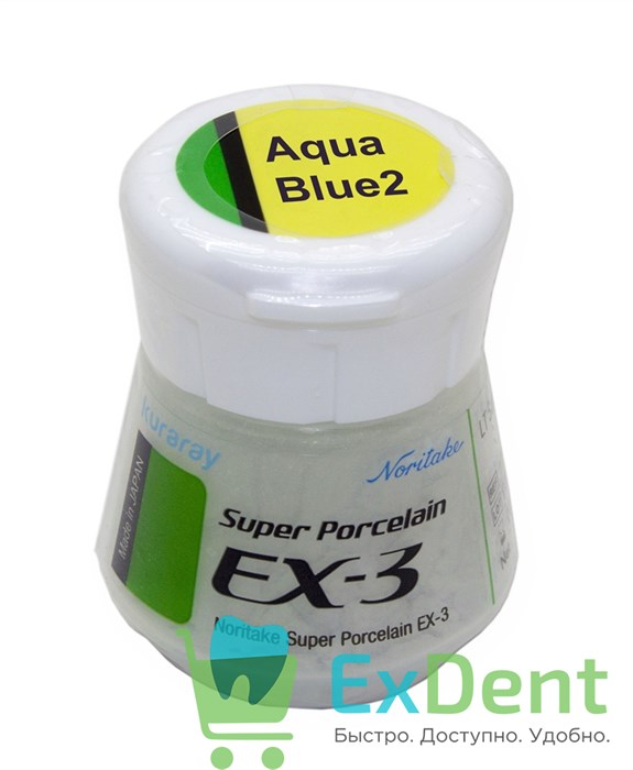 Noritake (Наритаки) EX3 Люстровый фарфор Aqua Blue 2 (10 г) - фото 31003