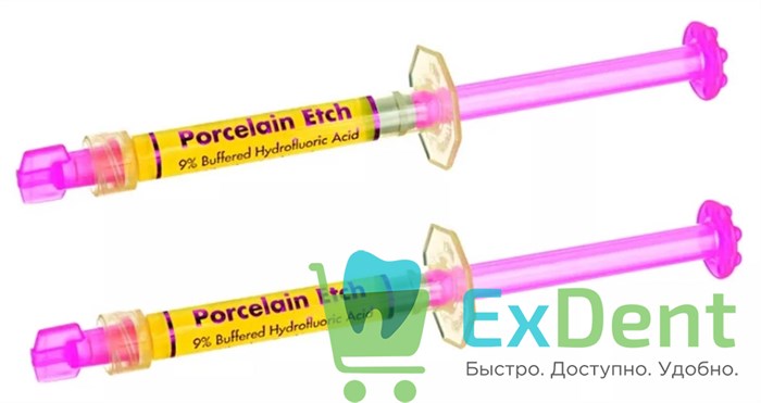 Porcelain Etch (Порцелайн Етч) Refil гель для протравливания (2 х 1,2 мл) - фото 35338