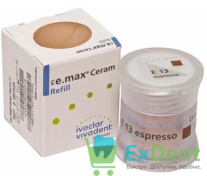 IPS e.max Ceram Essence - 13 порошковый краситель эспрессо (5 г) - фото 36036