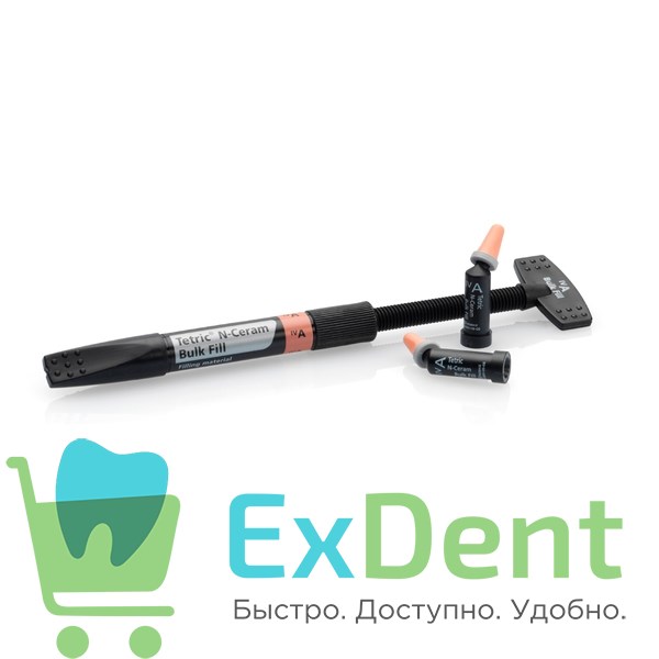Tetric (Тетрик) N-Ceram Bulk Fill IVA - нано-оптимизированный композит для боковых зубов (3,5 г) - фото 36668