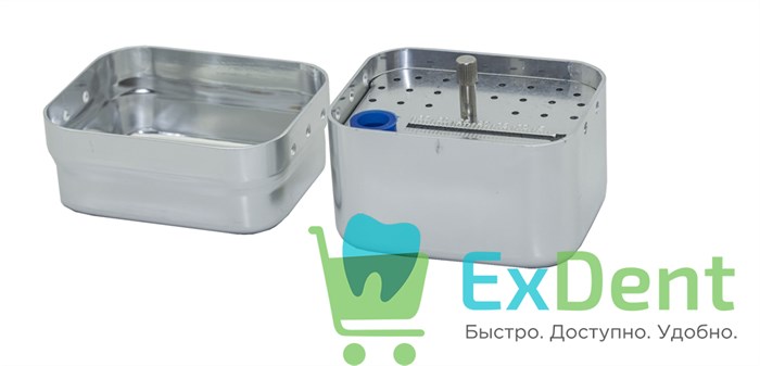 Бокс (подставка) для эндо инструментов на 30 инстр (60 х 40 х 50 мм), автоклавируемый - фото 38736