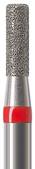 835KR-014F-FG Бор алмазный NTI, форма цилиндр круглый кант, мелкое зерно - фото 40102