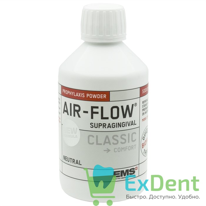 AIR-FLOW порошок EMS Classic, нейтральный. без вкуса (300 г) - фото 40626