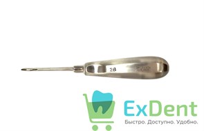 Элеватор №2B для удаления корней зубов прямой
